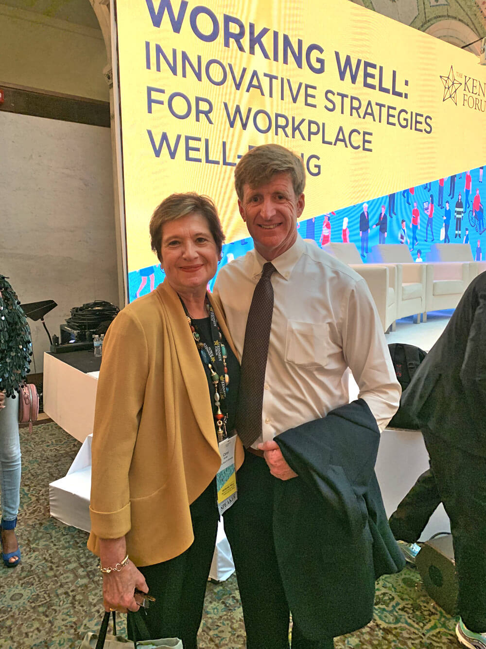 carol and patrick kennedy at the kennedy forum